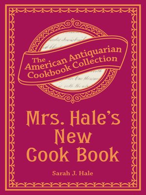 cover image of Mrs. Hale's New Cook Book